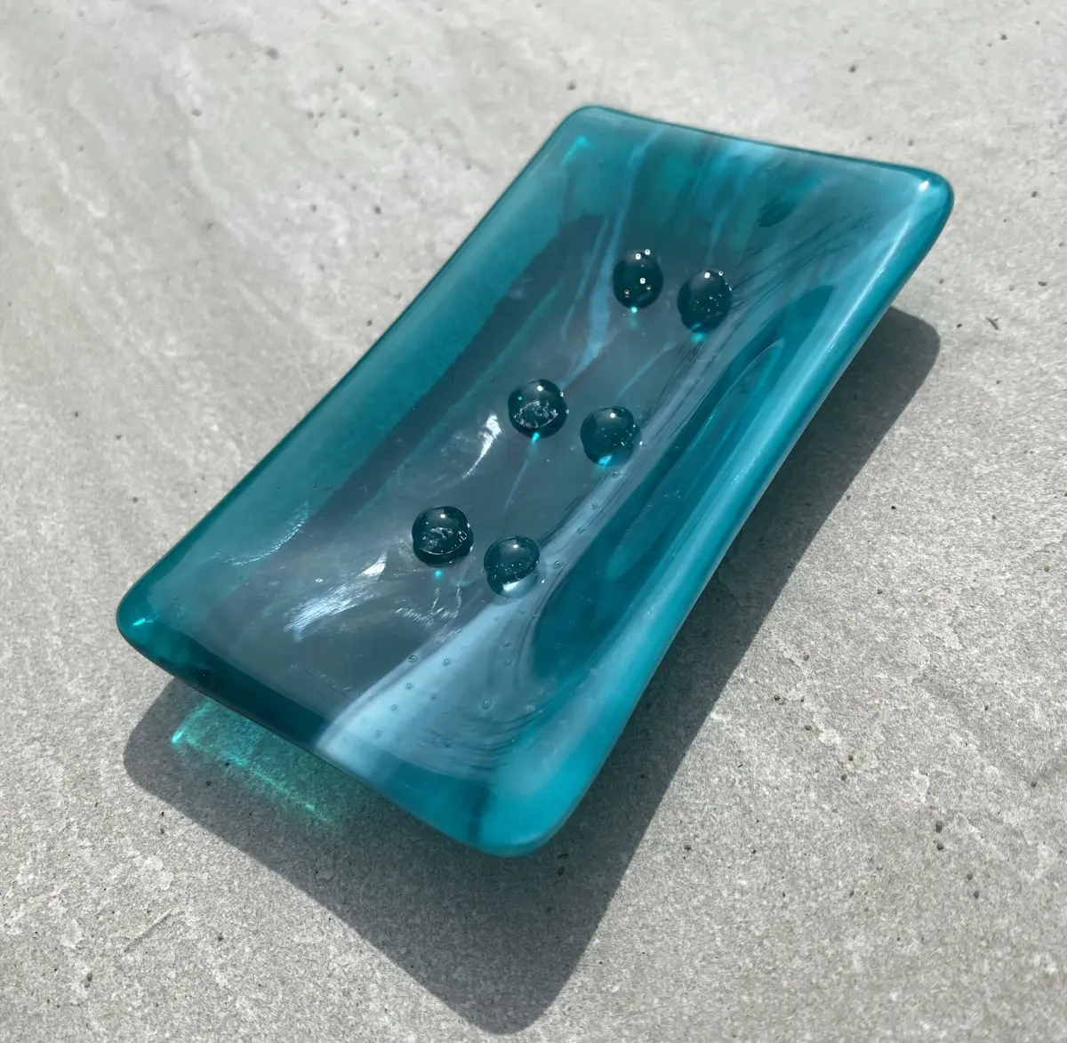 Glacial ice series - soap dish approx 7cm x 13cm £20.00