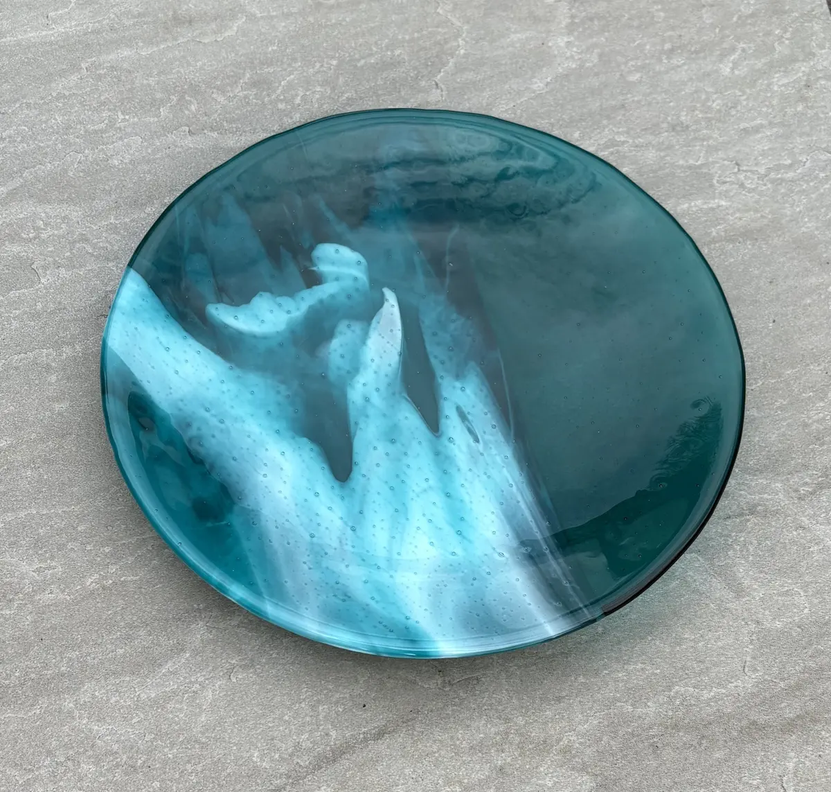 Glacial Ice Series - large round bowl approx 29cm in diameter. £70.00